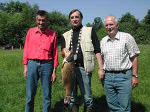 Der Angelknig 2003 mit Manfred Breithaupt und Wilhelm Gohlke